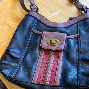 BLACK/BROWN CROSSBODY b.o.c